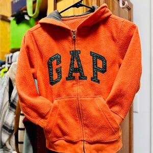 GAP Kids Orange Fleece Hoodie